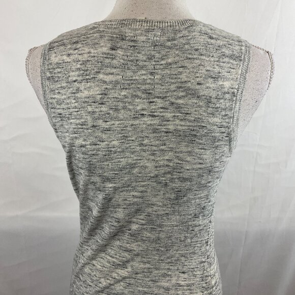 Joie Knit Maxi Dress S Gray Mottled Sleeveless - Picture 10 of 12